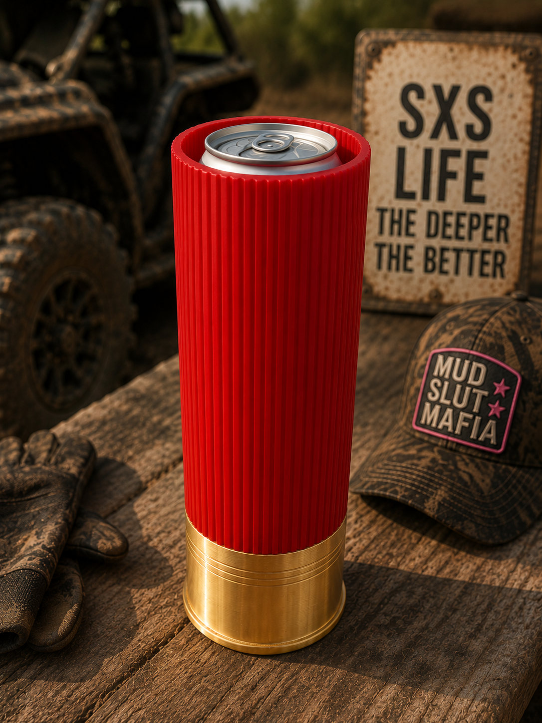 Locked and Loaded Shotgun Shell Can Holder
