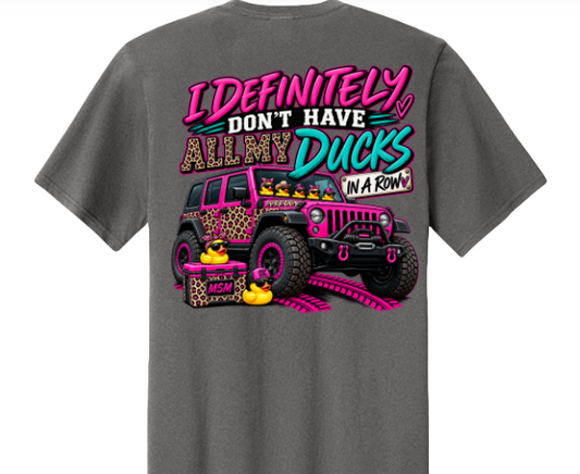 I Definitely Don’t Have All My Ducks in a Row
