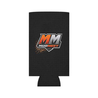 MudMeet Logo Can Cooler with QR Code – Insulated Beverage Koozie