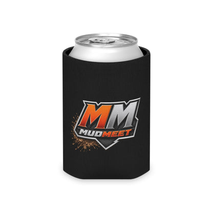 MudMeet Logo Can Cooler with QR Code – Insulated Beverage Koozie