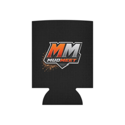 MudMeet Logo Can Cooler with QR Code – Insulated Beverage Koozie