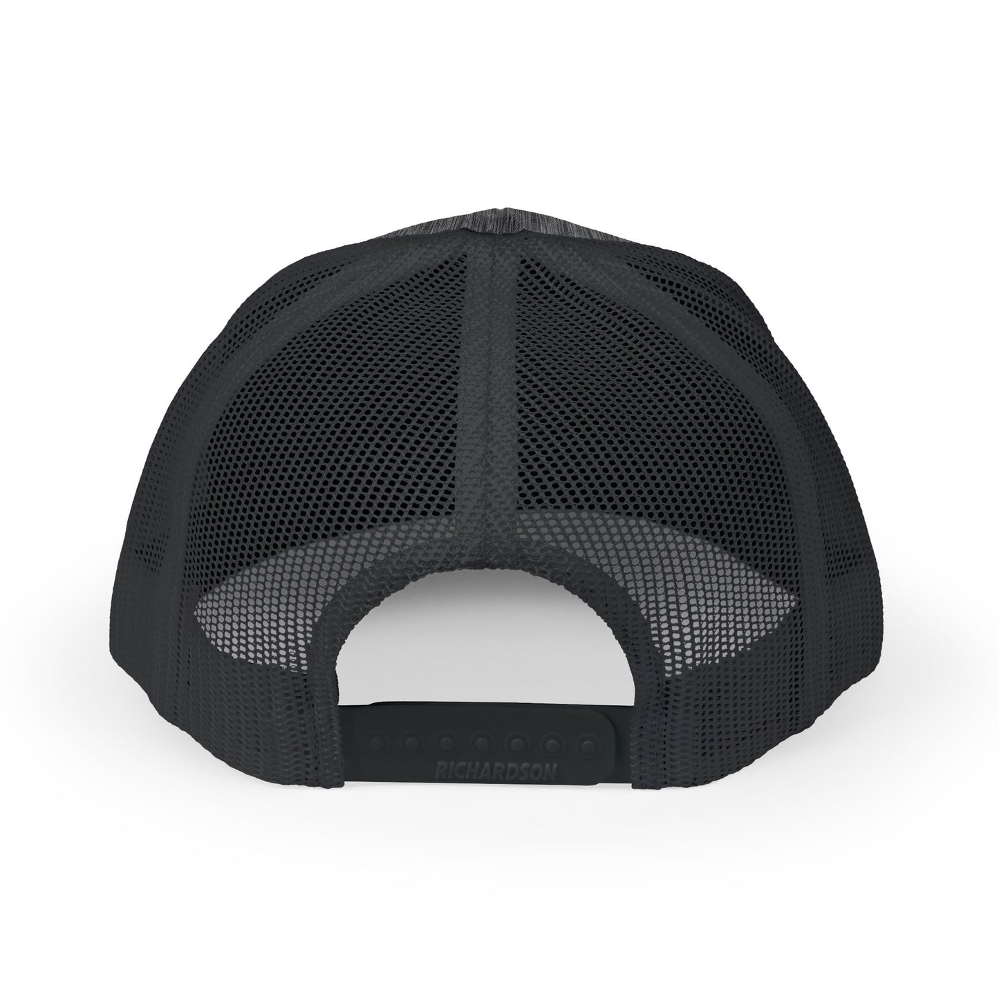 MudMeet Logo Snapback Trucker Hat — Mesh Back Racing Cap