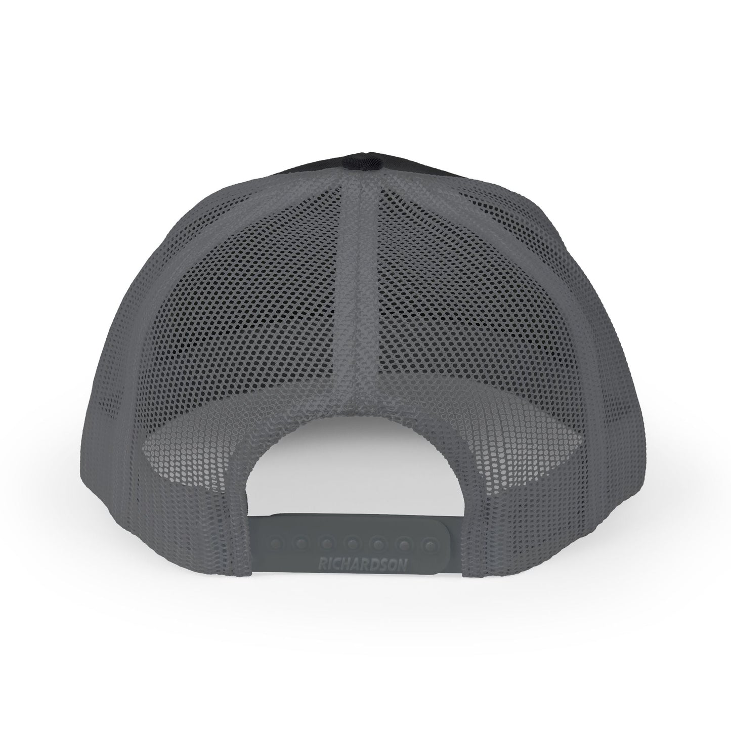 MudMeet Logo Snapback Trucker Hat — Mesh Back Racing Cap