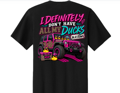 I Definitely Don’t Have All My Ducks in a Row