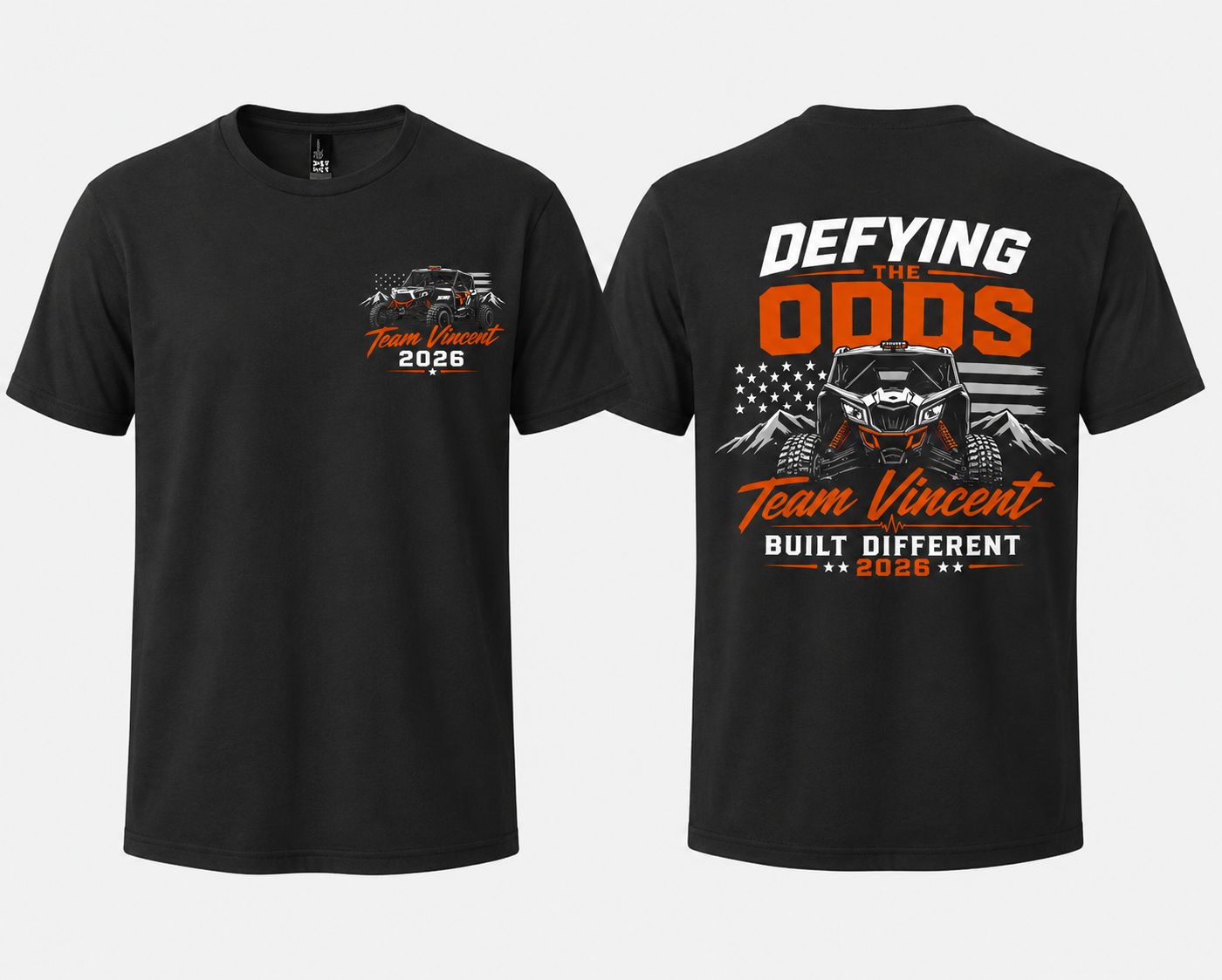 Annual Team Vincent Benefit Ride Tshirt