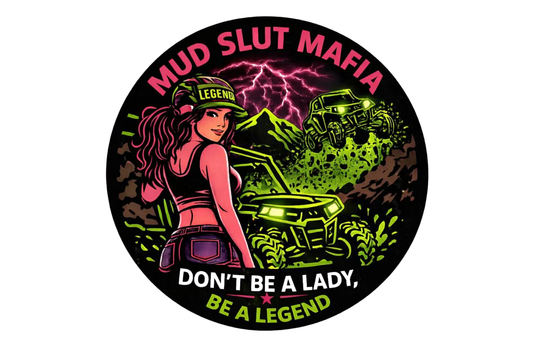 Don't Be A Lady Be A Legend Sticker