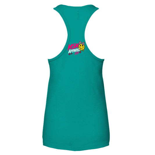 Feral Behind The Wheel Racerback Tank