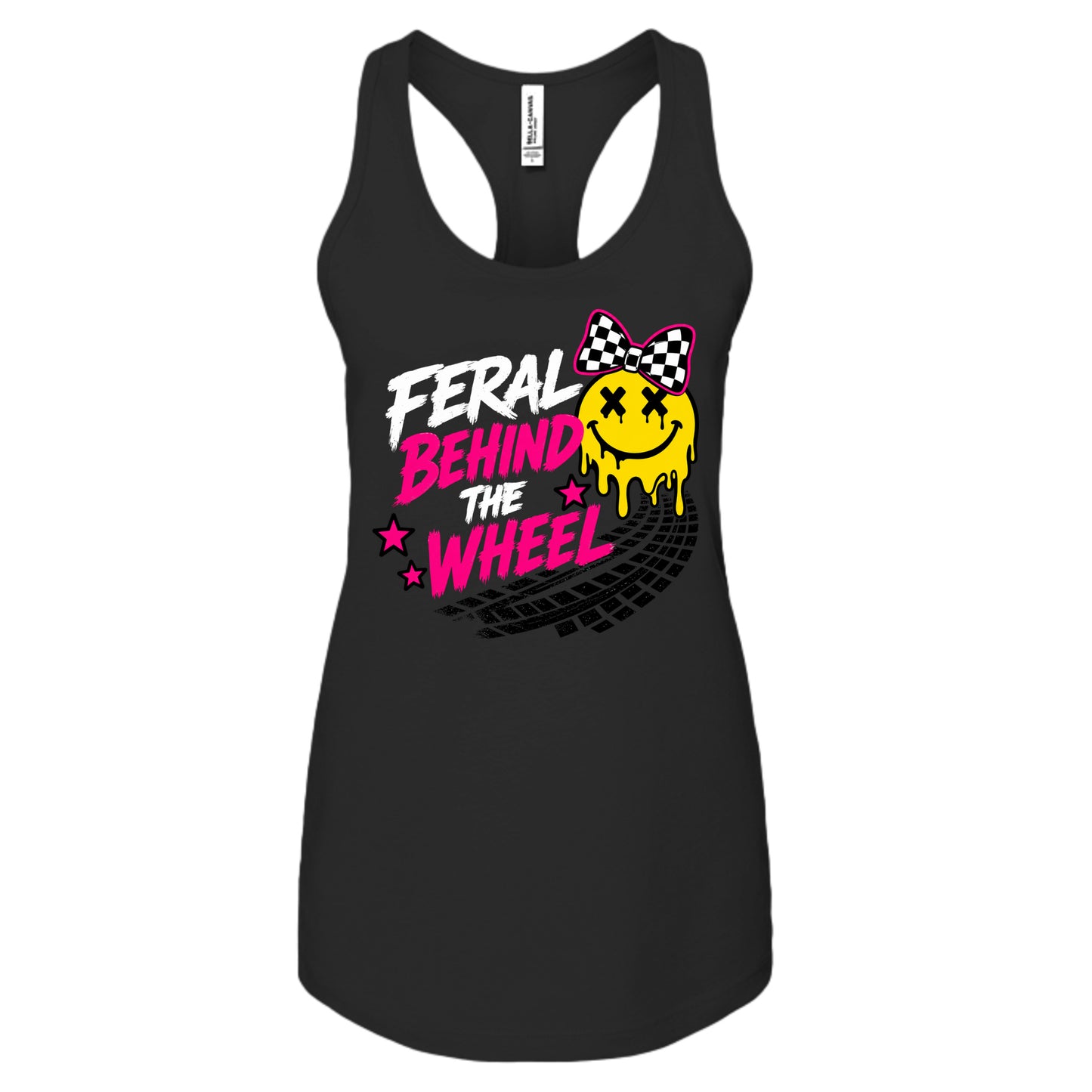 Feral Behind The Wheel Racerback Tank